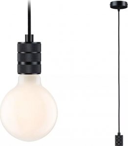 Lampa wisząca Paulmann Lampa wisząca Neordic Tilla max1x60W E27 grafitowo-czarny 230V tkanina/metal 1