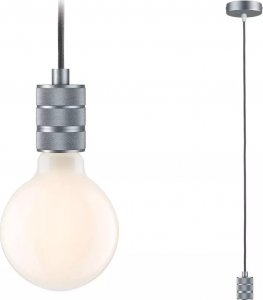 Lampa wisząca Paulmann Lampa wisząca Neordic Tilla max1x60W E27 szary aluminium 230V tkanina/metal 1