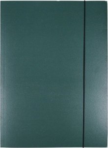 Office Products Teczka z gumką OFFICE PRODUCTS Natura, karton/lakier, A4, 300gsm, 3-skrz., mix kolorów 3
