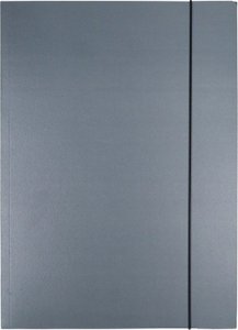 Office Products Teczka z gumką OFFICE PRODUCTS Natura, karton/lakier, A4, 300gsm, 3-skrz., mix kolorów 4