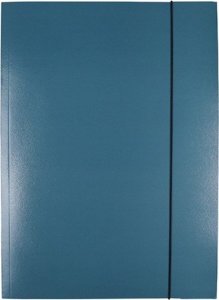 Office Products Teczka z gumką OFFICE PRODUCTS Natura, karton/lakier, A4, 300gsm, 3-skrz., mix kolorów 5