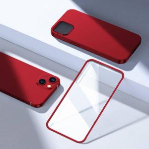 Joyroom Joyroom 360 Full Case etui pokrowiec do iPhone 13 obudowa na tył i przód + szkło hartowane czerwony (JR-BP927 red) 8