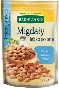 bakalland Migdały lekko solone, Bakalland, 90gr 1