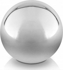 Polnix Kula ceramiczna srebrna ozdobna 15 cm 1