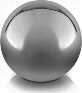 Polnix Kula ceramiczna srebrna ozdobna 11 cm 1