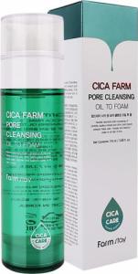 Farmstay Oczyszczający olejek do mycia twarzy FARMSTAY CICA Pore Cleansing Oil to Foam, 115 ml 1