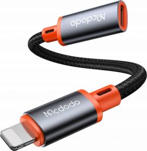Adapter USB Mcdodo Lightning - USB-C Srebrny 1