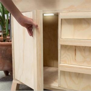 Techly Techly Lampka LED 0.5W do Szafki Szuflady Włącznik Magnetyczny 2x 4