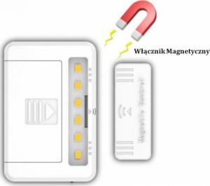 Techly Techly Lampka LED 0.5W do Szafki Szuflady Włącznik Magnetyczny 2x 7
