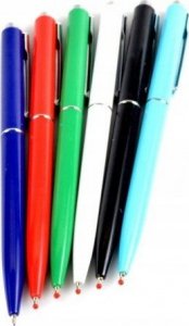 BTS Długopis automatyczny niebieski żelowy 1