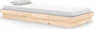 vidaXL vidaXL Rama łóżka, lite drewno, 90 x 200 cm 2