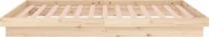 vidaXL vidaXL Rama łóżka, lite drewno, 90 x 200 cm 6