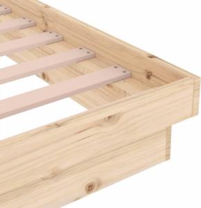 vidaXL vidaXL Rama łóżka, lite drewno, 90 x 200 cm 8