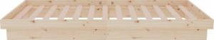 vidaXL vidaXL Rama łóżka, lite drewno, 90x190 cm, pojedyncza 6