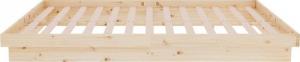 vidaXL vidaXL Rama łóżka, lite drewno, 120 x 200 cm 6