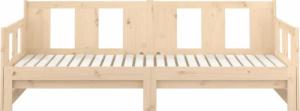 vidaXL vidaXL Łóżko rozsuwane, lite drewno sosnowe, 2x(90x200) cm 8