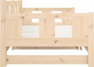 vidaXL vidaXL Łóżko rozsuwane, lite drewno sosnowe, 2x(90x200) cm 9