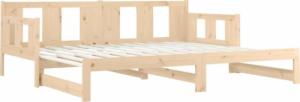 vidaXL vidaXL Łóżko rozsuwane, lite drewno sosnowe, 2x(90x200) cm 10