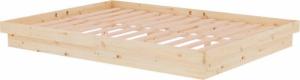vidaXL vidaXL Rama łóżka, lite drewno, 140x190 cm, podwójna 4