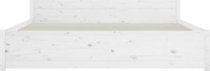 vidaXL vidaXL Rama łóżka, biała, lite drewno, 150x200 cm, King Size 5