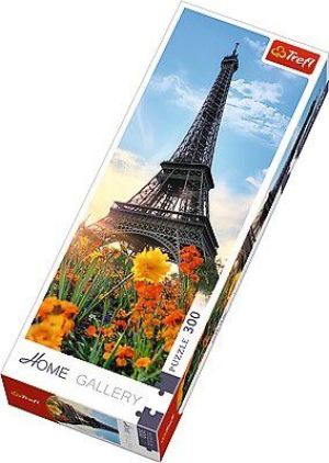 Trefl 300 elementów, Wieża Eiffela pośród kwiatów (75000) 1