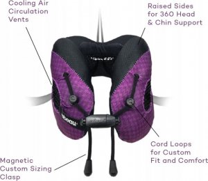 Cabeau Poduszka na szyję podróżna Evo Cool czerw.-czarny 6