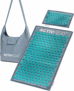 Activeshop MATA DO AKUPRESURY ACTIVFIZJO PREMIUM NATURAL TURKUSOWA Z PODUSZKĄ 1