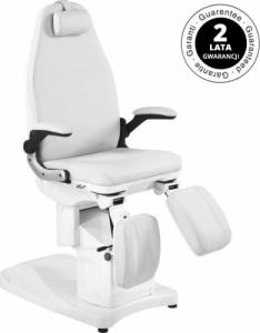 Azzurro FOTEL PODOLOGICZNY ELEKTR. AZZURRO 709A 3 SILN. BIAŁY 5