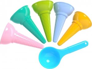 Technok Zestaw do piasku. Lodowe rożki 3