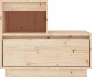 vidaXL vidaXL Szafka nocna, 60x34x51 cm, lite drewno sosnowe 2