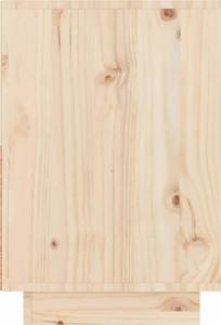 vidaXL vidaXL Szafka nocna, 60x34x51 cm, lite drewno sosnowe 3
