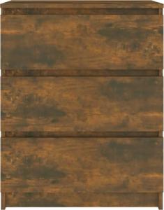 vidaXL Komoda, przydymiony dąb, 60x35x76 cm 3