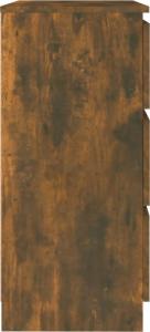 vidaXL Komoda, przydymiony dąb, 60x35x76 cm 4