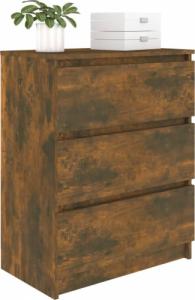 vidaXL Komoda, przydymiony dąb, 60x35x76 cm 7