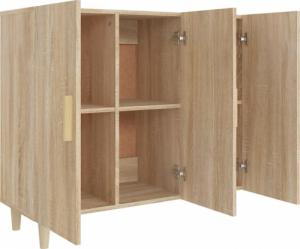 vidaXL Komoda, dąb sonoma, 90x34x80 cm 4