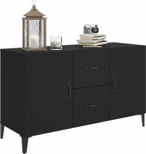 vidaXL Komoda, czarna, 100x36x60 cm 3