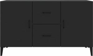 vidaXL Komoda, czarna, 100x36x60 cm 4