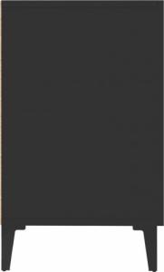 vidaXL Komoda, czarna, 100x36x60 cm 5