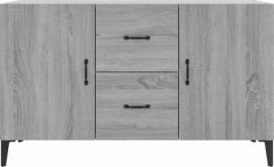 vidaXL vidaXL Komoda, szary dąb sonoma, 100x36x60 cm 5