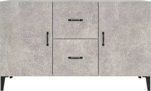 vidaXL vidaXL Komoda, szarość betonu, 100x36x60 cm, materiał drewnopochodny 5