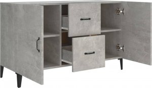 vidaXL vidaXL Komoda, szarość betonu, 100x36x60 cm, materiał drewnopochodny 7