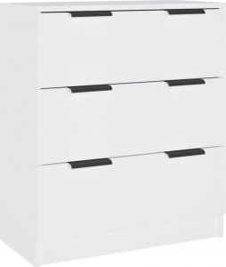 vidaXL vidaXL 3-częściowa komoda, biała, materiał drewnopochodny 3