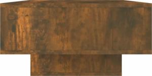 vidaXL vidaXL Stolik kawowy, przydymiony dąb, 105x55x32 cm 4