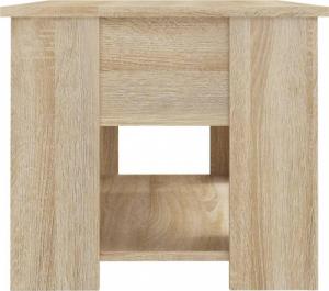 vidaXL vidaXL Stolik kawowy, dąb sonoma, 79x49x41, materiał drewnopochodny 7