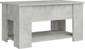 vidaXL vidaXL Stolik kawowy, szarość betonu, 79x49x41 cm 5