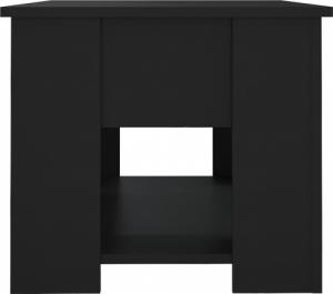 vidaXL vidaXL Stolik kawowy, czarny, 79x49x41 cm, materiał drewnopochodny 7