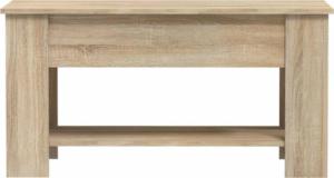 vidaXL vidaXL Stolik kawowy, dąb sonoma, 101x49x52cm, materiał drewnopochodny 4