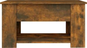 vidaXL vidaXL Stolik kawowy, przydymiony dąb, 79x49x41 cm 6