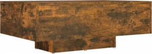vidaXL Stolik kawowy, przydymiony dąb, 85x55x31 cm 2