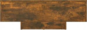 vidaXL Stolik kawowy, przydymiony dąb, 85x55x31 cm 5